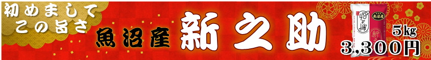 魚沼産新之助トップ